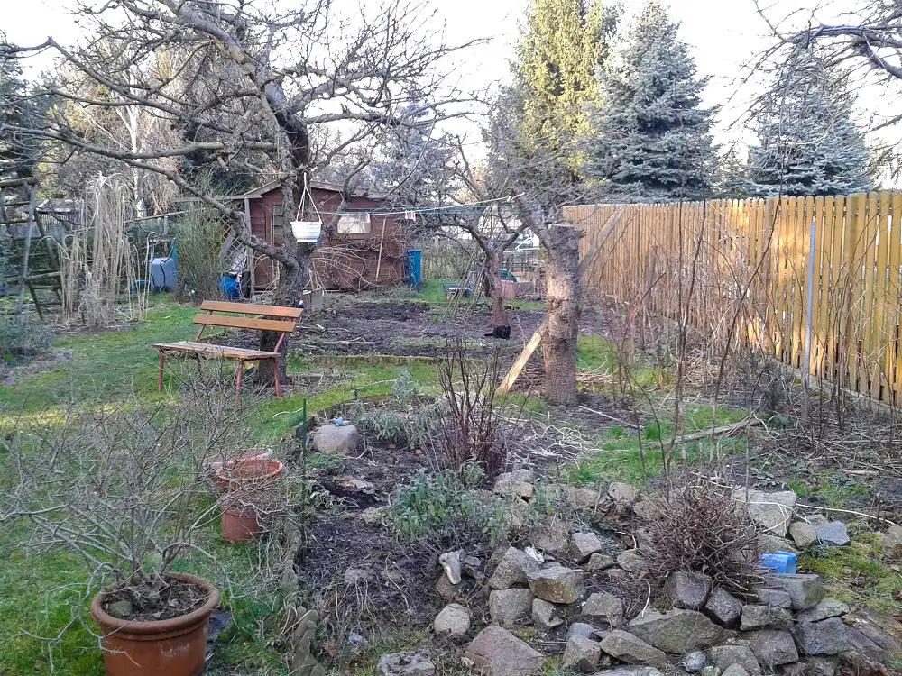 rundum Galabau GmbH – Ansicht des alten Gartens vor der Umgestaltung